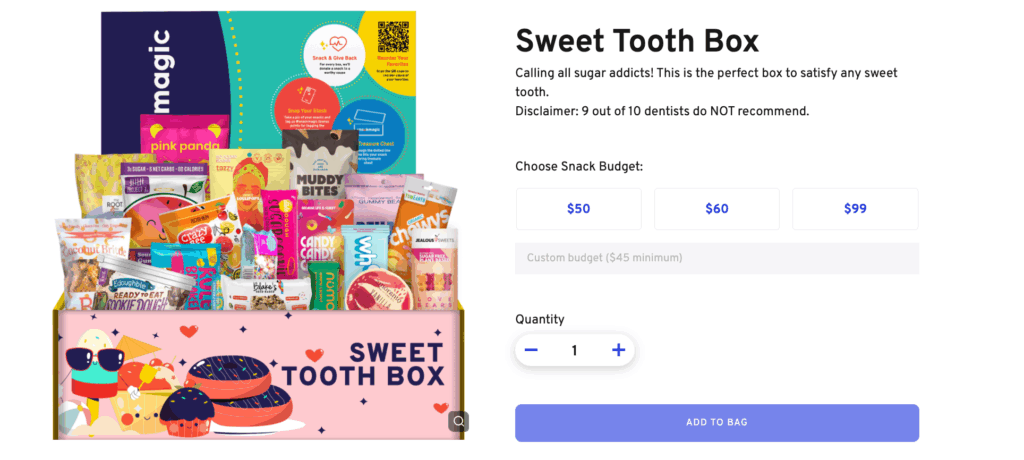 Sweets Gift Box for Sweet Tooth