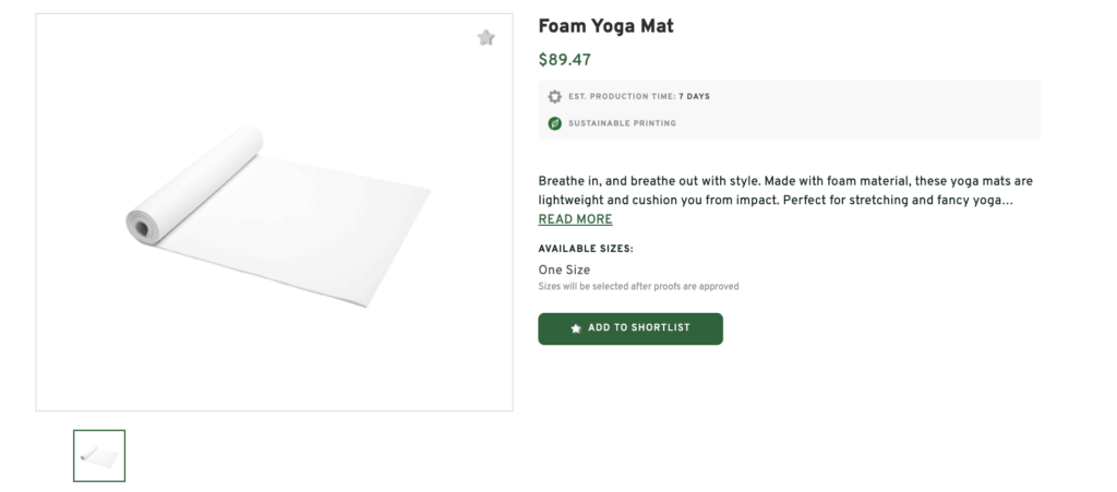 Foam Yoga Mat